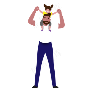 快乐父亲节矢量素材