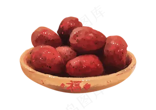 美味新年坚果年货,免抠元素