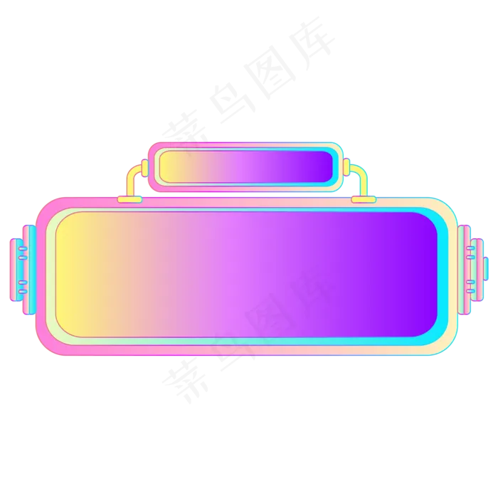渐变边框(2000*2000px 300 dpi )ai矢量模版下载