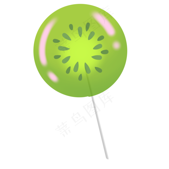 儿童节棒棒糖绿色
