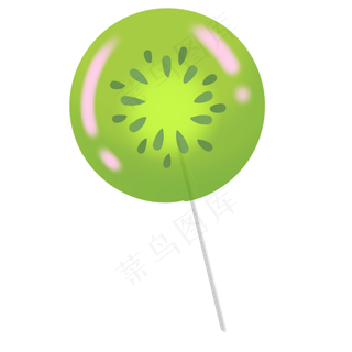 儿童节棒棒糖绿色