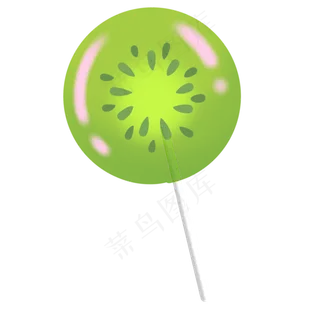 儿童节棒棒糖绿色