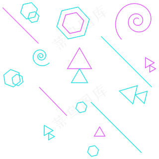 卡通矢量促销漂浮氛围电商