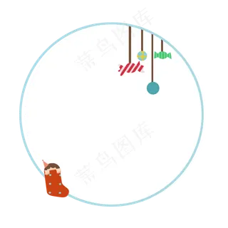 蓝色儿童节边框