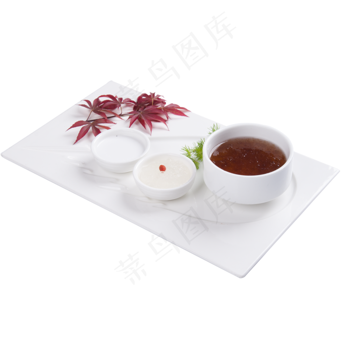 桃胶雪燕糖水拼盘,免抠元素