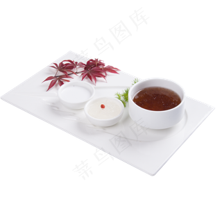 桃胶雪燕糖水拼盘,免抠元素