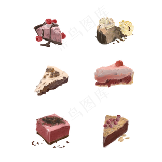 小清新蛋糕免抠图