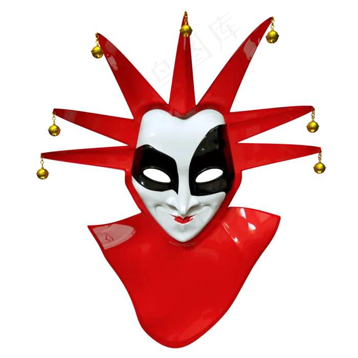 愚人节面具,免抠元素(2000*2000px 300 dpi )