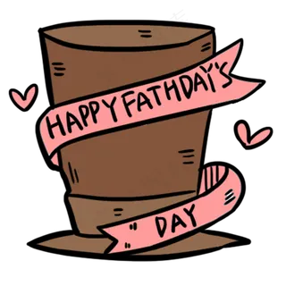 父亲节帽子卡通