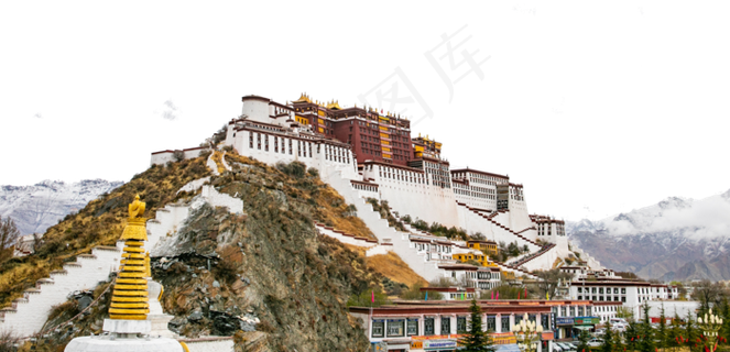 西藏布达拉宫,免抠元素