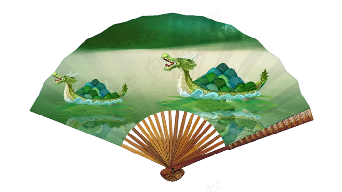 矢量端午节扇子装饰图案(3545X5315(DPI:300))psd模版下载