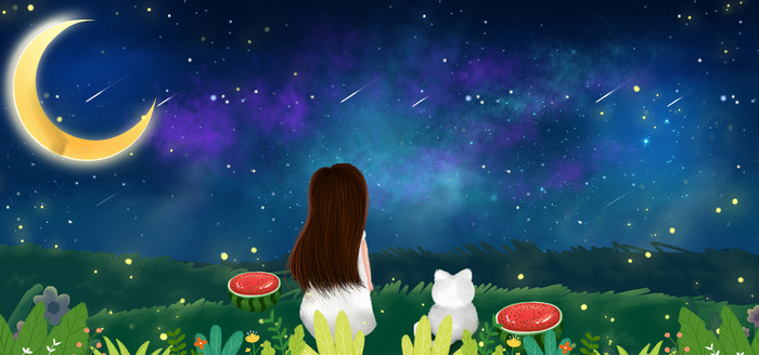 大暑小暑传统节气背景