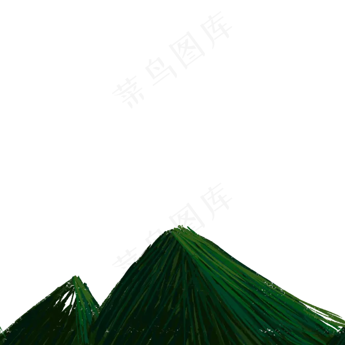 卡通绿色山峰下载(2000X2000(DPI:300))psd模版下载