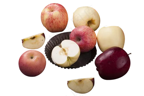 很多个营养丰富的水果,免抠元素