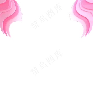 38妇女节女性装饰图案,免抠元素