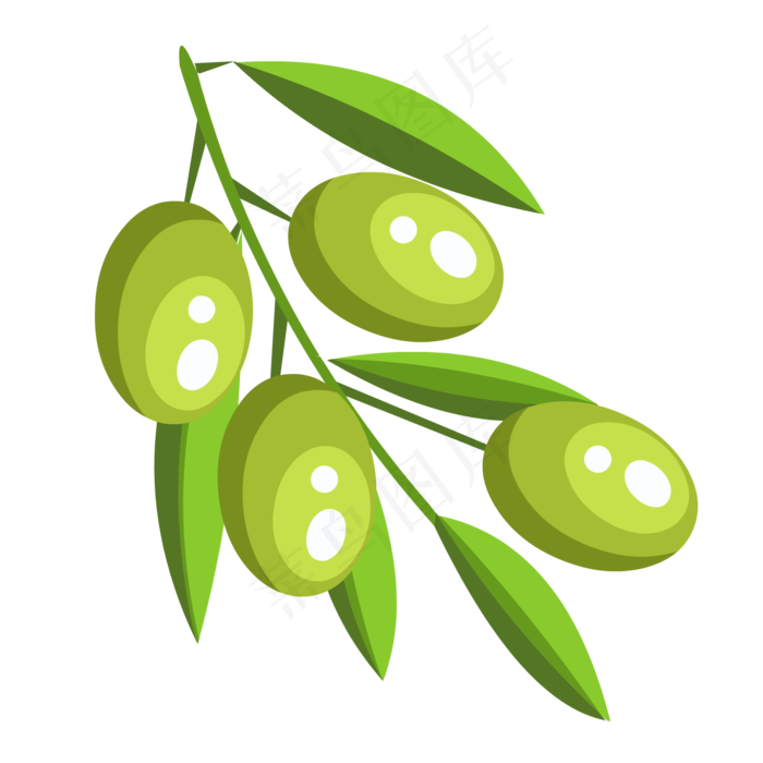 青梅(2000*2000px 300 dpi )ai矢量模版下载