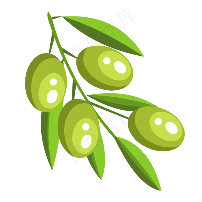 青梅(2000*2000px 300 dpi )ai矢量模版下载