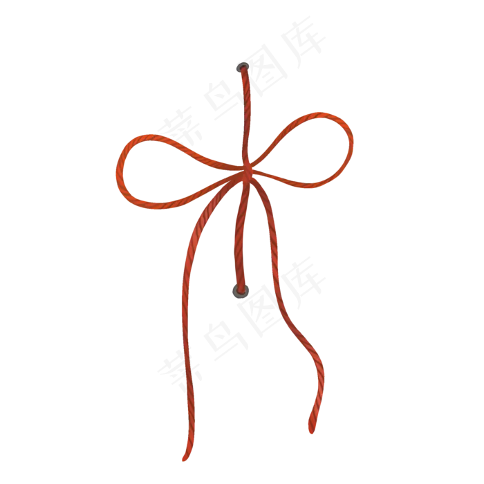 红色绳子蝴蝶结绳子,免抠元素(2000*2000px 300 dpi )psd模版下载