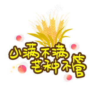 小满不满芒种不管