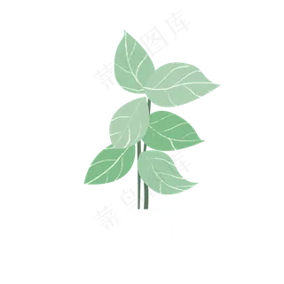 卡通植物绿叶下载