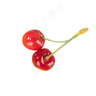 红色樱桃水果元素