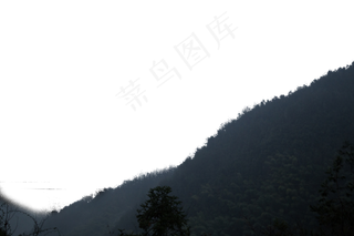 绵延起伏险峻的山峰