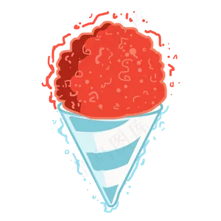 卡通冰淇淋设计素材