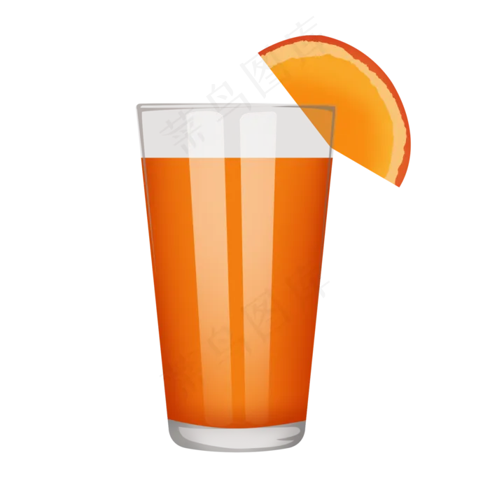 橙色橙汁果汁饮料PSD透明底(2000X2000(DPI:300))psd模版下载