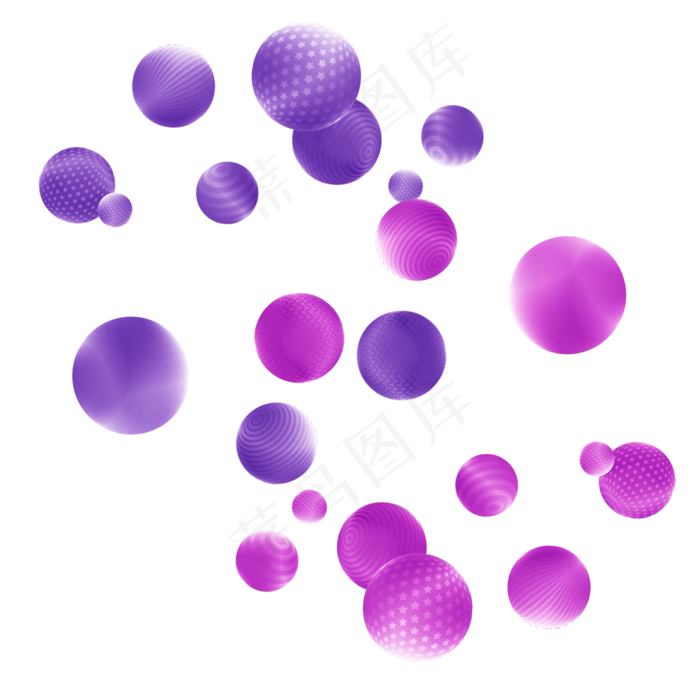 618促销装饰球体小元素多边形c4d