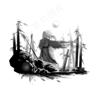 江湖大侠,免抠元素