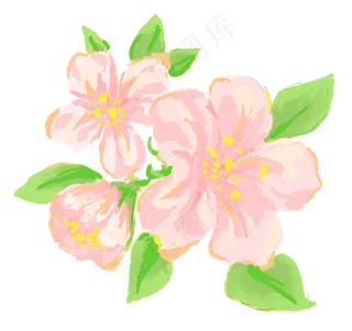 春天樱花免抠图装饰