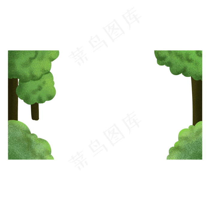 绿色植物(2000X2000(DPI:300))psd模版下载