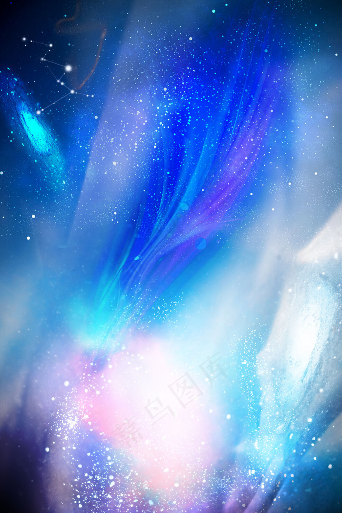 浪漫星空梦幻宇宙星云背景