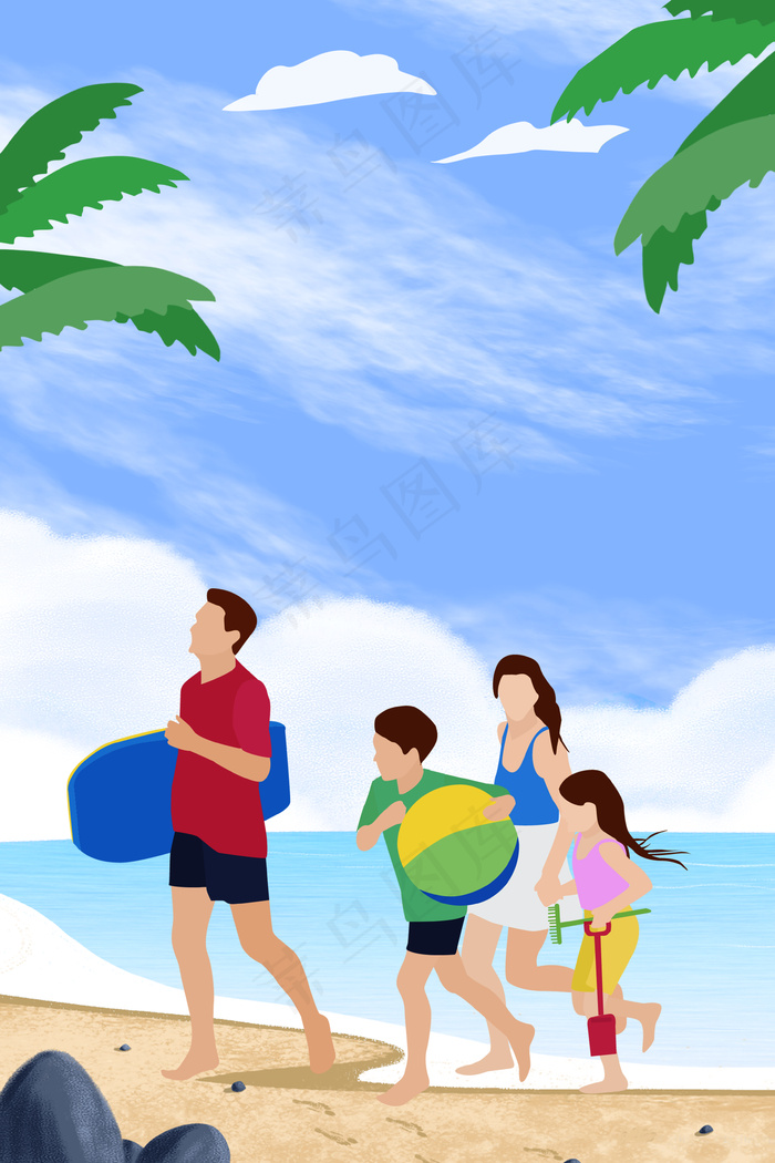 假期旅游季宣传海报