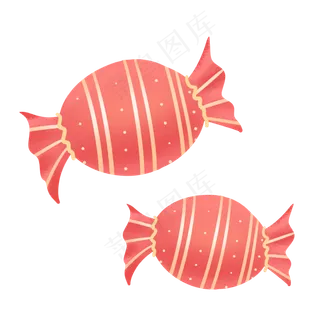 粉红色金色花纹卡通六一儿童节糖