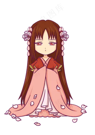 Q版十二花仙杏花