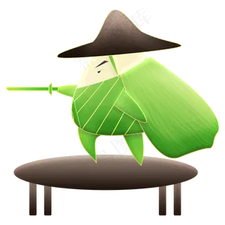 端午节古风武侠剑客