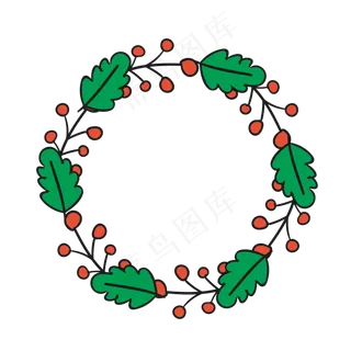 清新叶子树叶边框