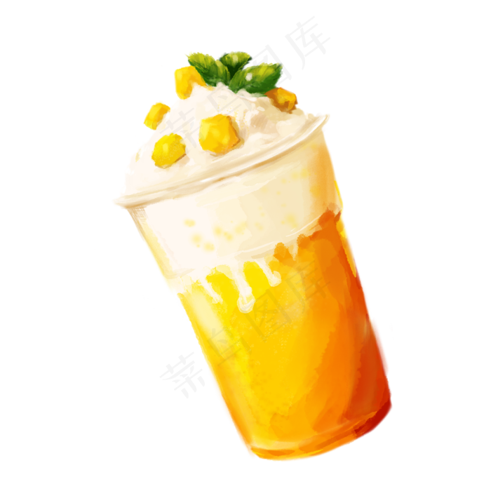 一杯新鲜的果汁