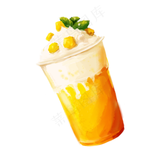 一杯新鲜的果汁