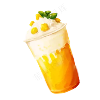 一杯新鲜的果汁