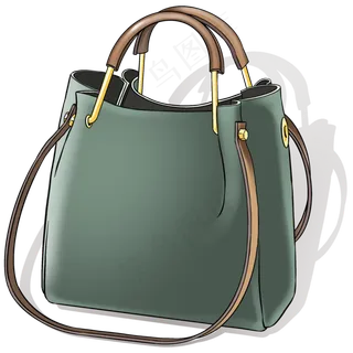 三八妇女节女神的通勤手提包,免抠元素