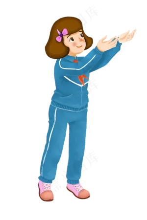 穿校服的小女孩