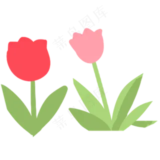 红花春季自然植物