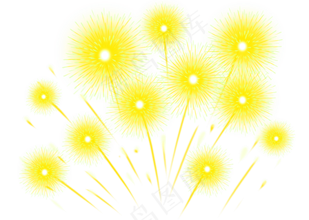 跨年绚烂烟火烟花