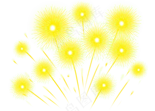 跨年绚烂烟火烟花