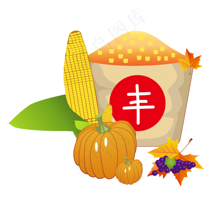 秋天丰收场景
