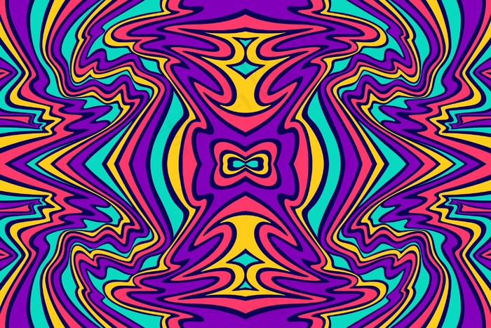 色彩鲜艳的迷幻背景eps,ai矢量模版下载
