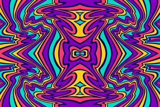 色彩鲜艳的迷幻背景