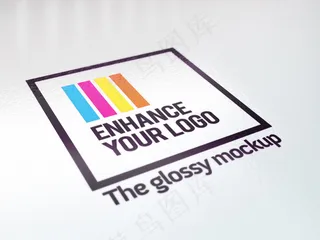 logo样机标志样机智能贴图